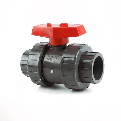 Socket/Thread Connection True Union Ball Valve mit PVC Flansche und OEM-Herstellung