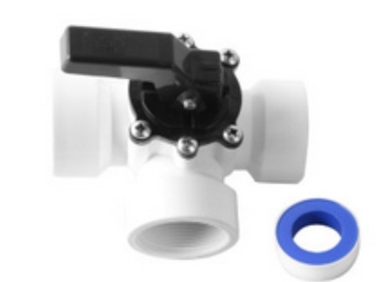 3-Wege-PVC-Kugelventil für Schwimmbäder Hydraulische Wassermedien Allgemeine Anwendung OEM