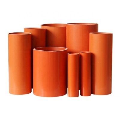 CPVC-Rohr für Kabelschutz (orangefarben) Stärke 2,8M