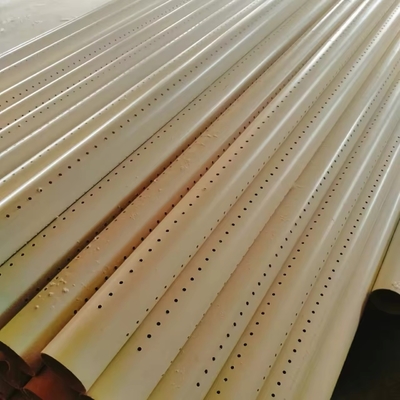 Anpassungsfähige perforierte PVC-Abflussrohre mit rundem Kopf und langlebiger Leistung