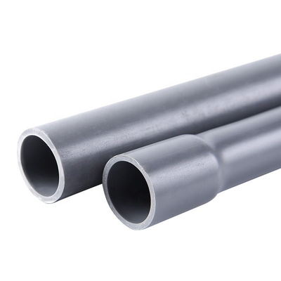 Länge 10ft Zeitplan 40 Standard Grau PVC Leitungsrohr Draht elektrische Glocke Ende 1 &quot;PVC