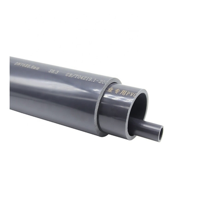 Länge 10ft Zeitplan 40 Standard Grau PVC Leitungsrohr Draht elektrische Glocke Ende 1 &quot;PVC